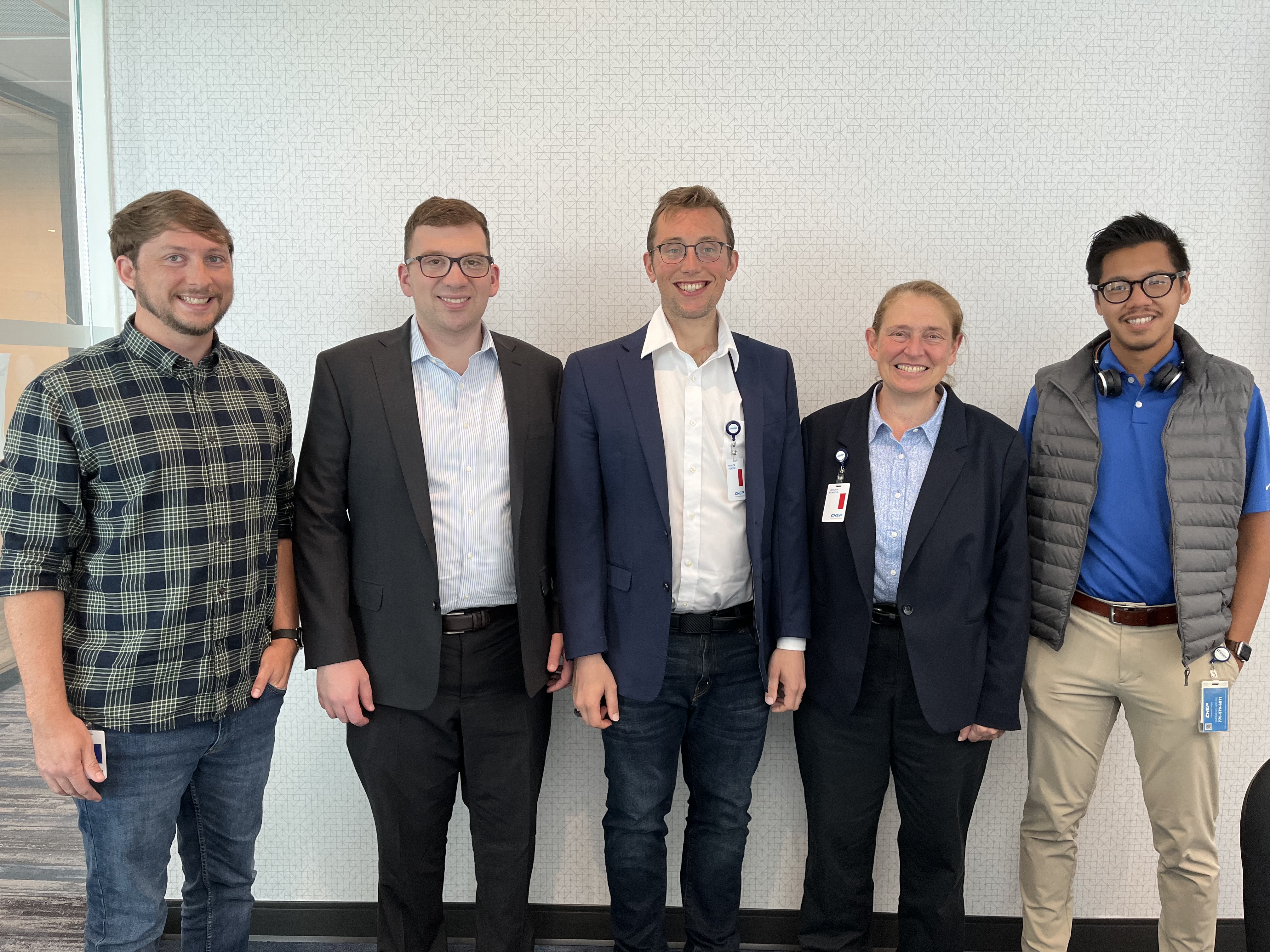 Alex Carroll with research team